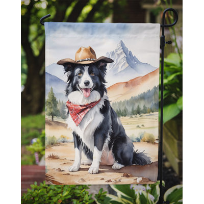 Drapeau Cowboy Welcome Garden