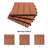 12'' L x 12'' W Composite Interlocking Deck Tile in Brown
