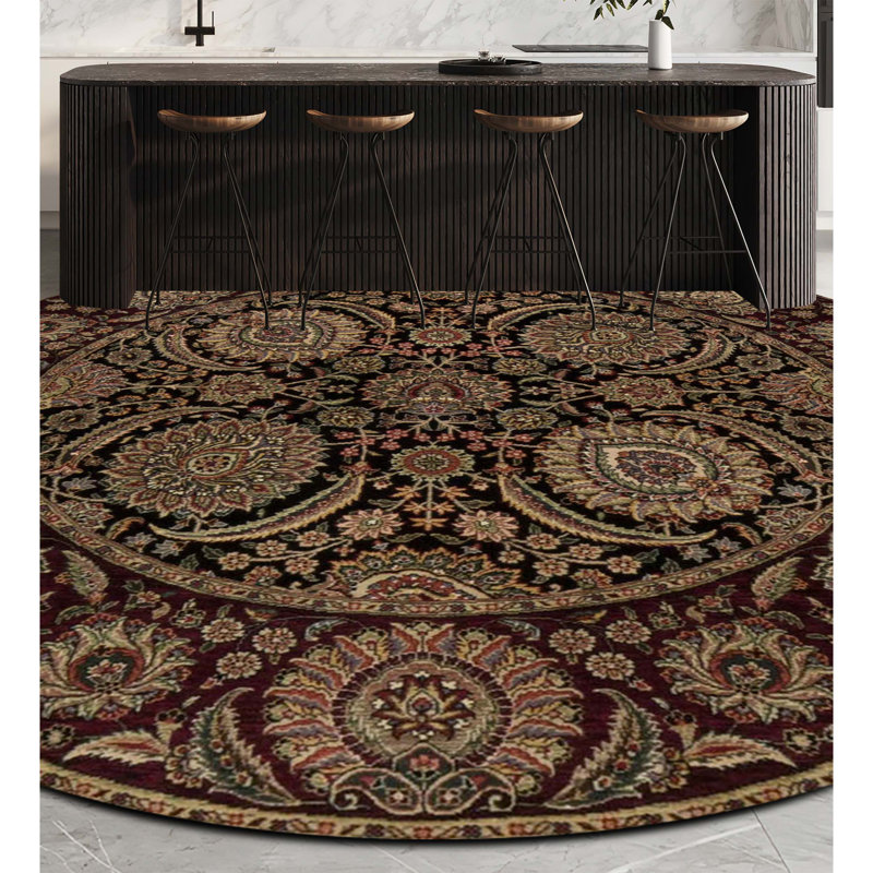 Manchuria One-of-a-Kind Round 6' X 6' Hand Knotted Area Rug