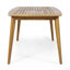 Outdoor Dining Table With Acacia Wood Frame