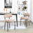 Sherpa Upholstered Metal Dining Chairs-1389094373-1351667565
