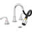 8 Inch Brushed Nickel Antique Rotatable Widespread Bathroom Faucet - Pull-Out Sprayer, Metal Pop-Up Drain, Water Supply Lines, 2 Handles For 3-Hole Sinks