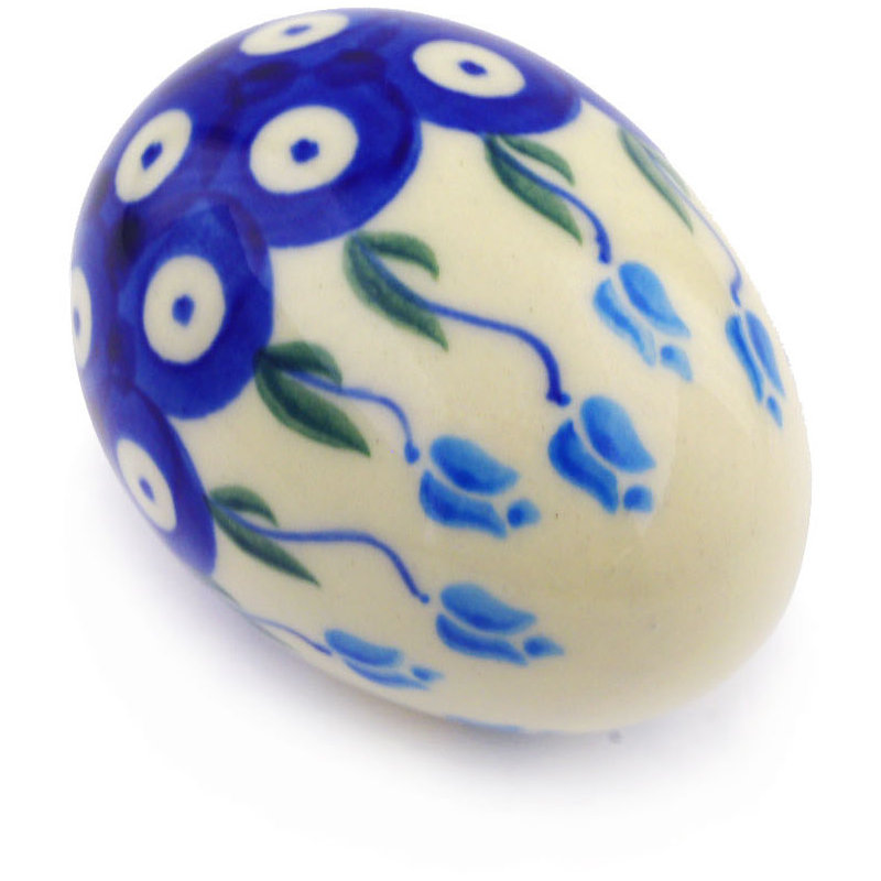 Figurine oeuf en céramique polonaise