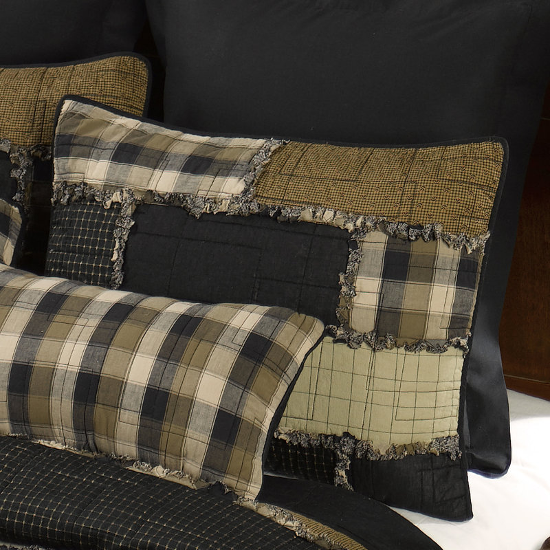 Donna Sharp Cobblestone Ragged Pieced Cotton Standard Sham