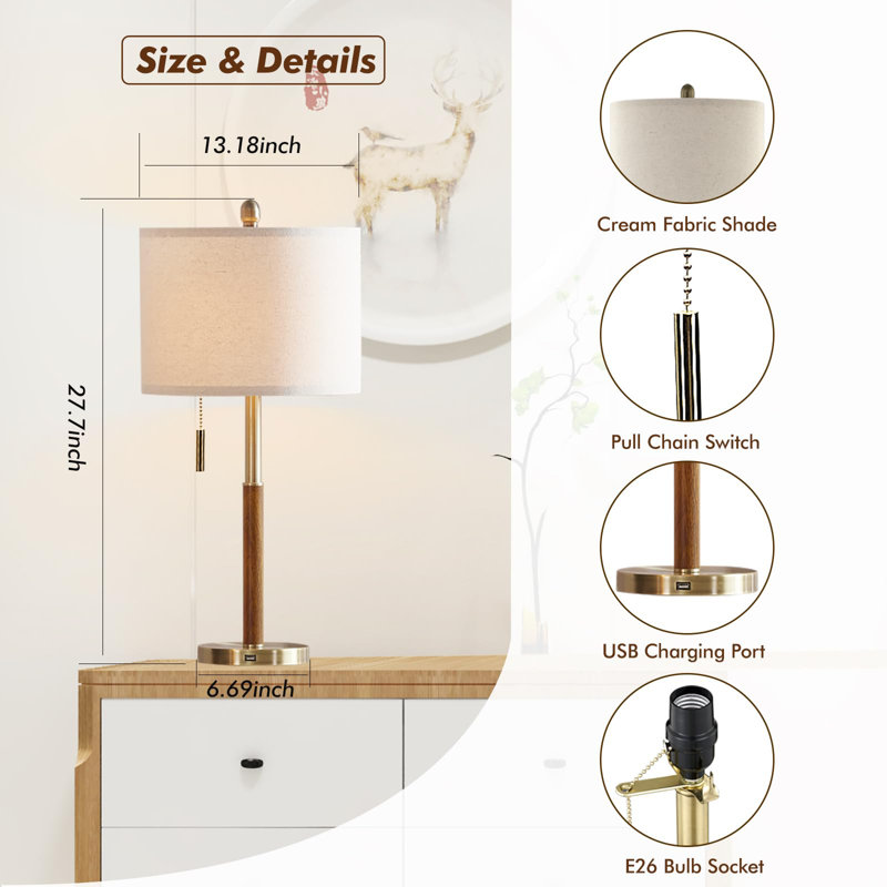Aviva Metal Table Lamp