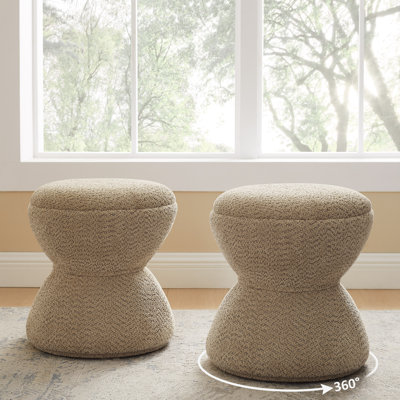 Kadenn Upholstered Swivel Ottoman