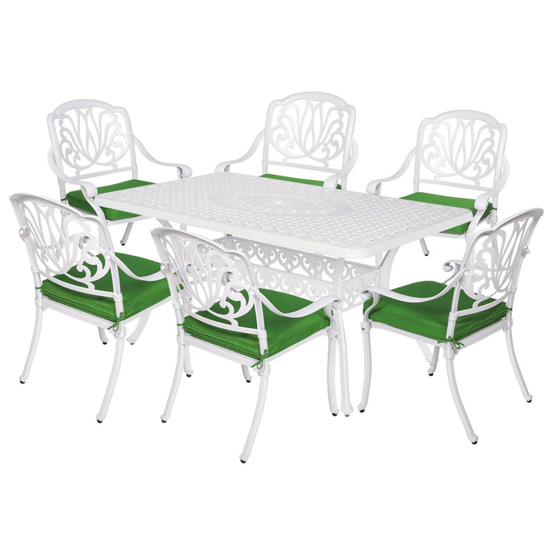 Ensemble repas d'extérieur rectangulaire pour 6 personnes L 59,8 po Welara