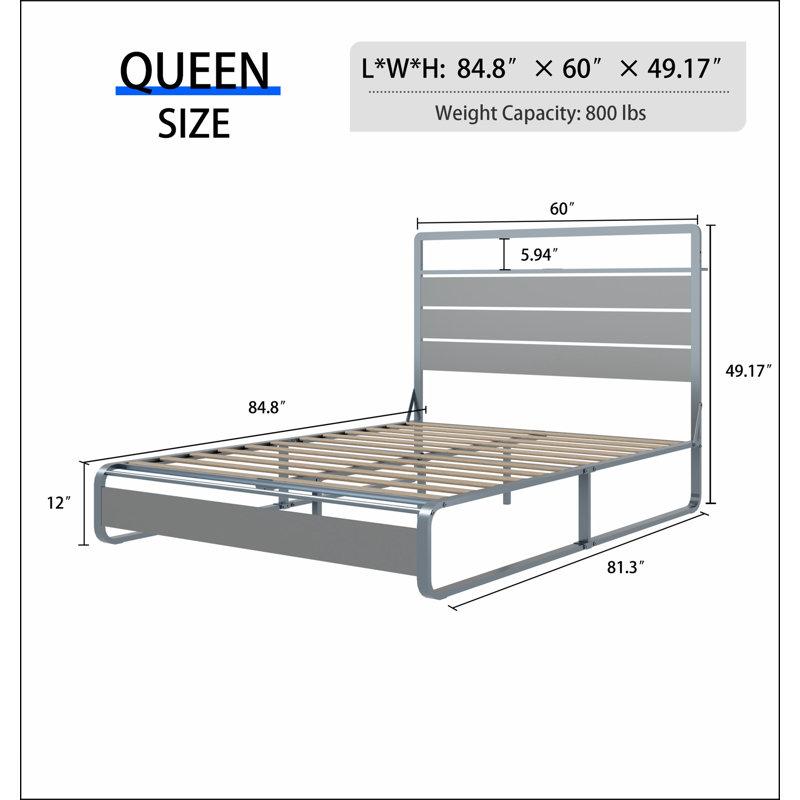 Antique Silver Bed