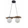 Raynham 2 - Light Black/Brown Single Pendant