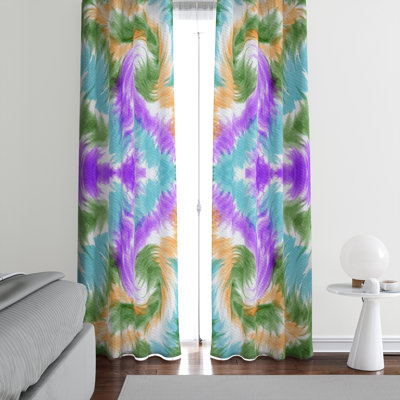 Semi Sheer Curtain Pair