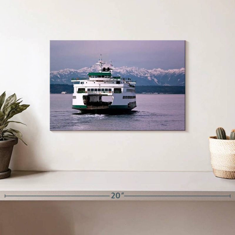 Mehar Seattle Ferryboat, 8" H x 12" W