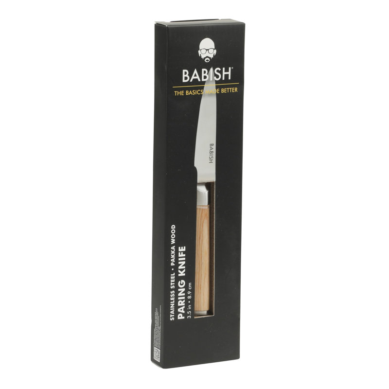 Couteau d'office 3,5 po Babish, Marron clair