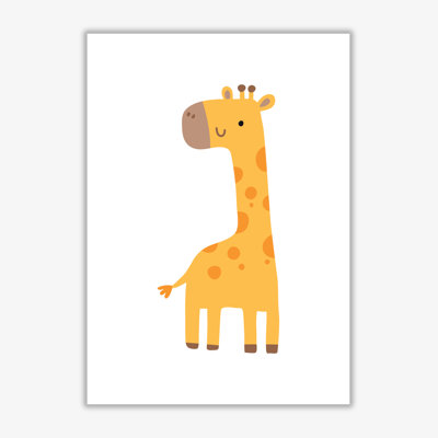 Children's Animals, Giraffe - Print