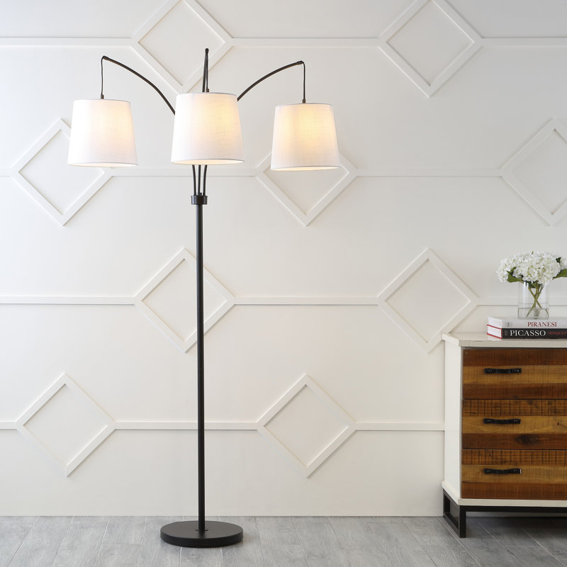 Zethan 72.5'' Black Tree Floor Lamp