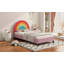 Lit plateforme tapissier Rainbow Design