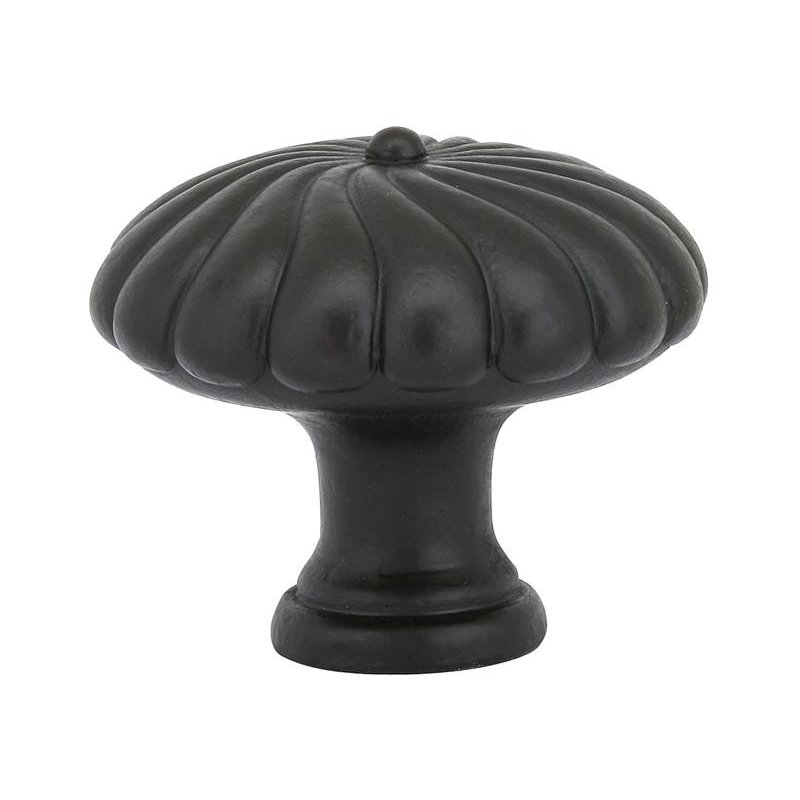 Emtek Tuscany Bronze Twist Round Cabinet Knob, Flat Black Bronze Patina, 1.75" H x 1.75" W x 1.5" D