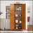 72.4" Tall Storage Cabinet Tall Storage Cabinet With 8 Doors And 4 Shelves ,Bookshelf Living Room, Kitchen, Dining Room, Office  Freestanding Storage Cabinet-1319095498