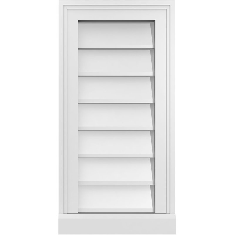 Cadre de seuil Brickmould, brun clair apprêté, H 24 po x l 12 po x P 2 po