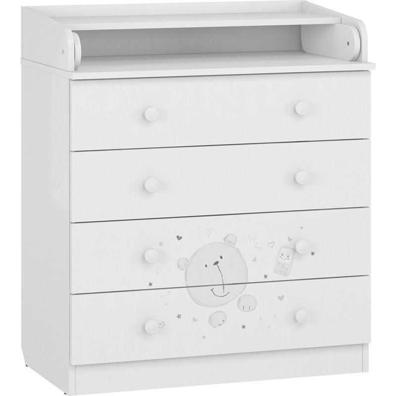 Changing dresser 800 Design line, Teddy White