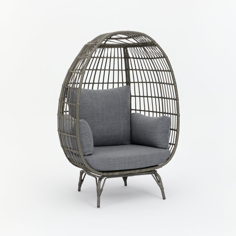 Tyndale Outdoor Garden Chair, Dark Grey, Grey