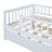 Wood Daybed with Trundle and Fence Guardrails-317973228-317973218