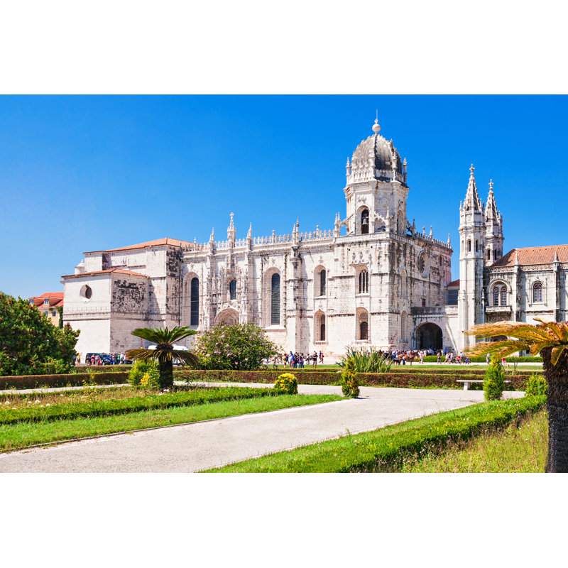 The Jeronimos Monastery - Wrapped Canvas Print, 30cm H x 46cm W