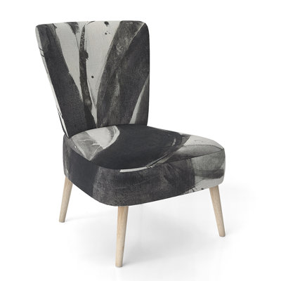 Minimalistic Roller II - Mid-Century Upholstered Side Chair