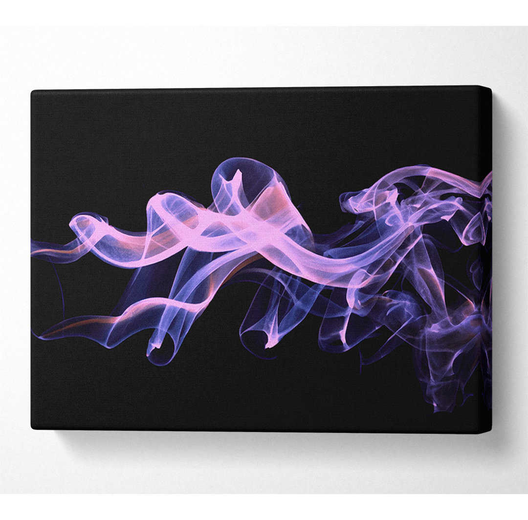 Smoke Pinks - Wrapped Canvas Kunstdrucke