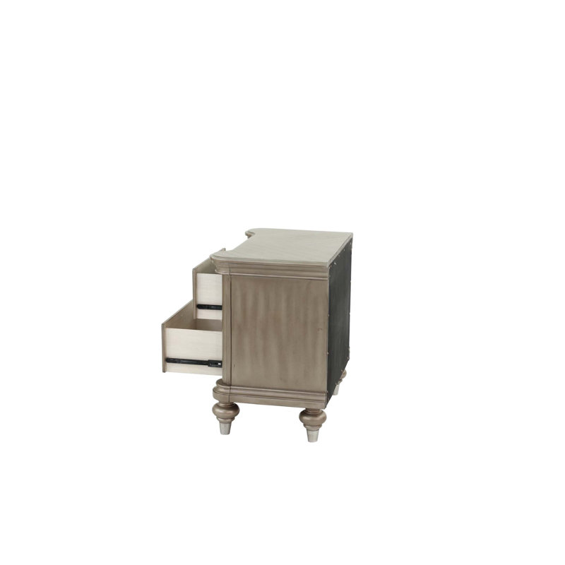 Table de chevet en champagne
