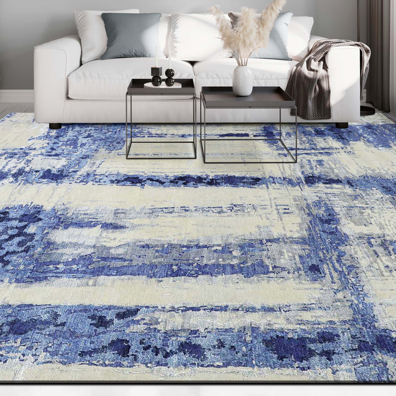 Abstract Area Rug, Rectangle 9' x 12'