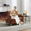 Canapé-lit pliable inclinable, canapé-lit convertible 3-en-1, décor moderne Mid-Century, convient aux petits espaces, avec trois coussins, peut être placé dans la chambre d'étude-1078339116