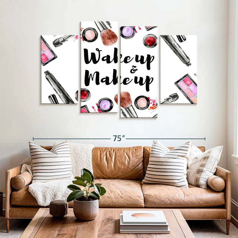 Tergel Makeup Stuff, 42" H x 68" W