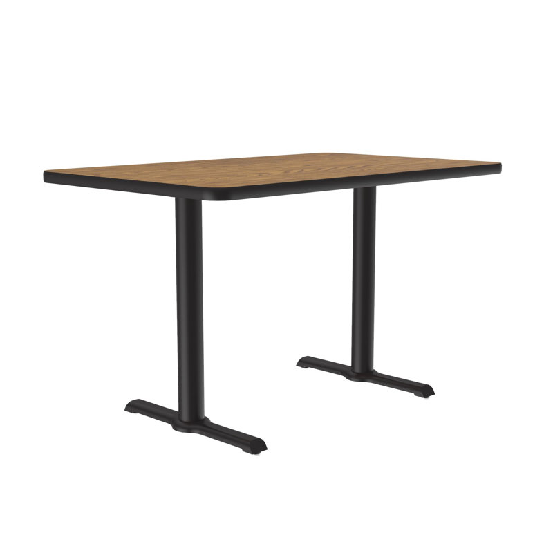 Table de salle de pause, l 48 po x P 30 po, Chêne moyen