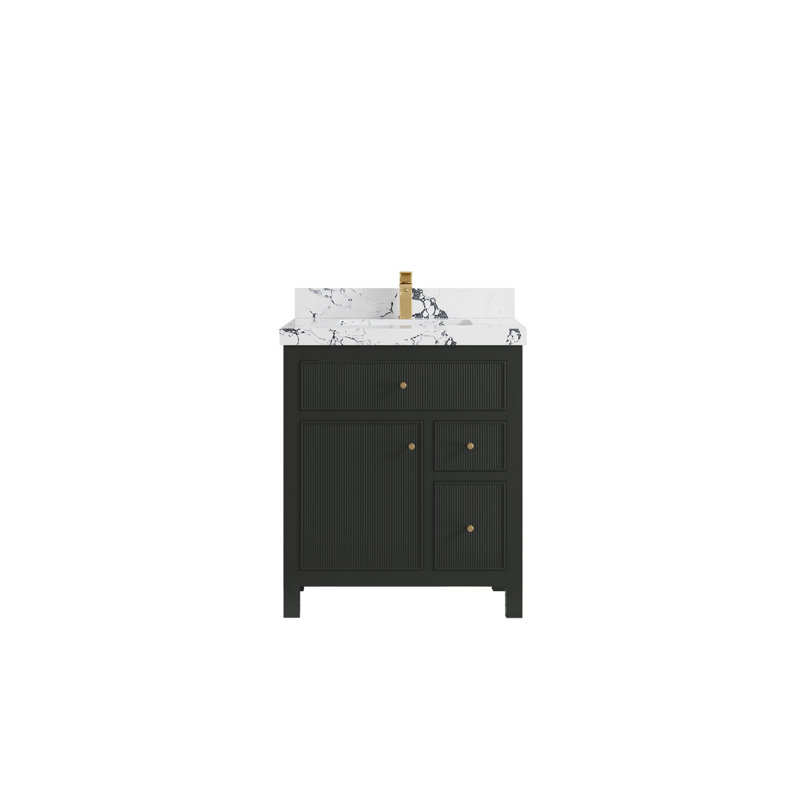 Sonoma 30 po X P 22 po De salle de bain Quartz doré, Viola nuit