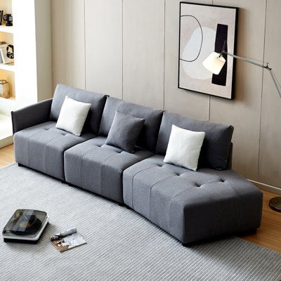 Leighland 120'' Upholstered Sofa