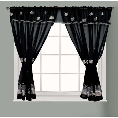 Pugliese Ruffled Kitchen Curtain