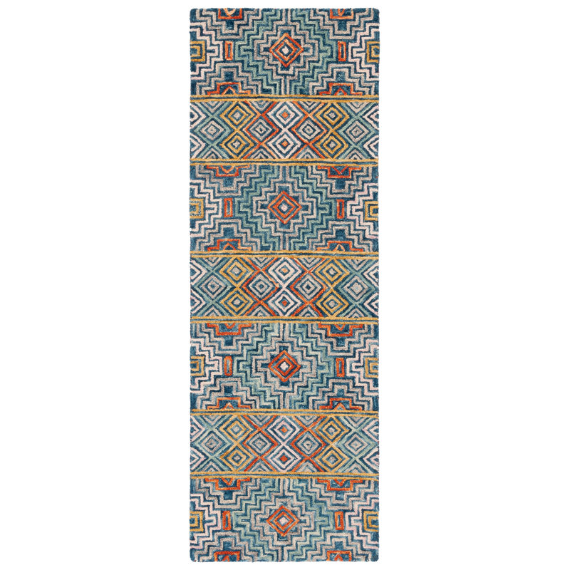 Deyoung Hand-Tufted Cotton Area Rug, Tapis de couloir 2 pi 3 po x 11 pi