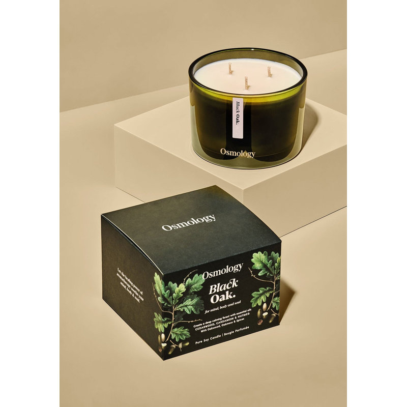 Black Oak Scented Triple Wick Candle