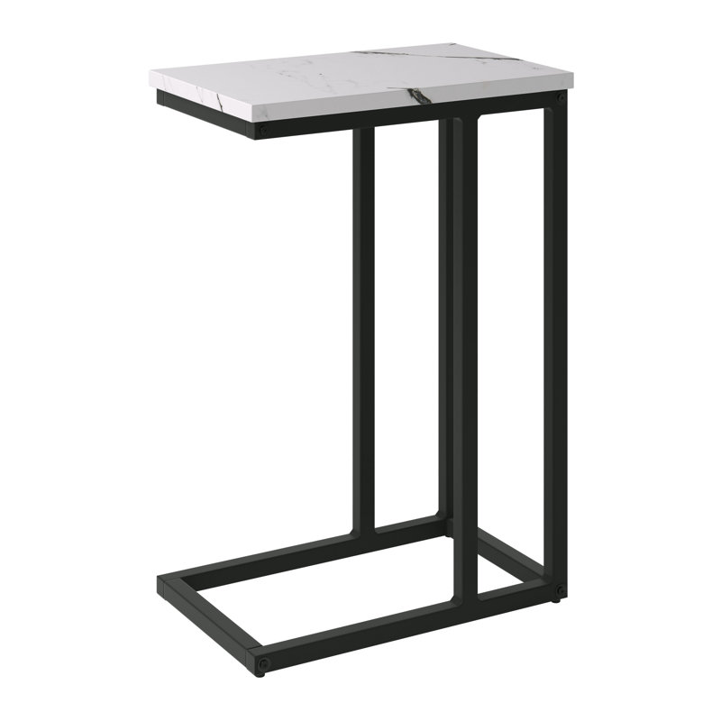 Table de bout Benhart, Blanc