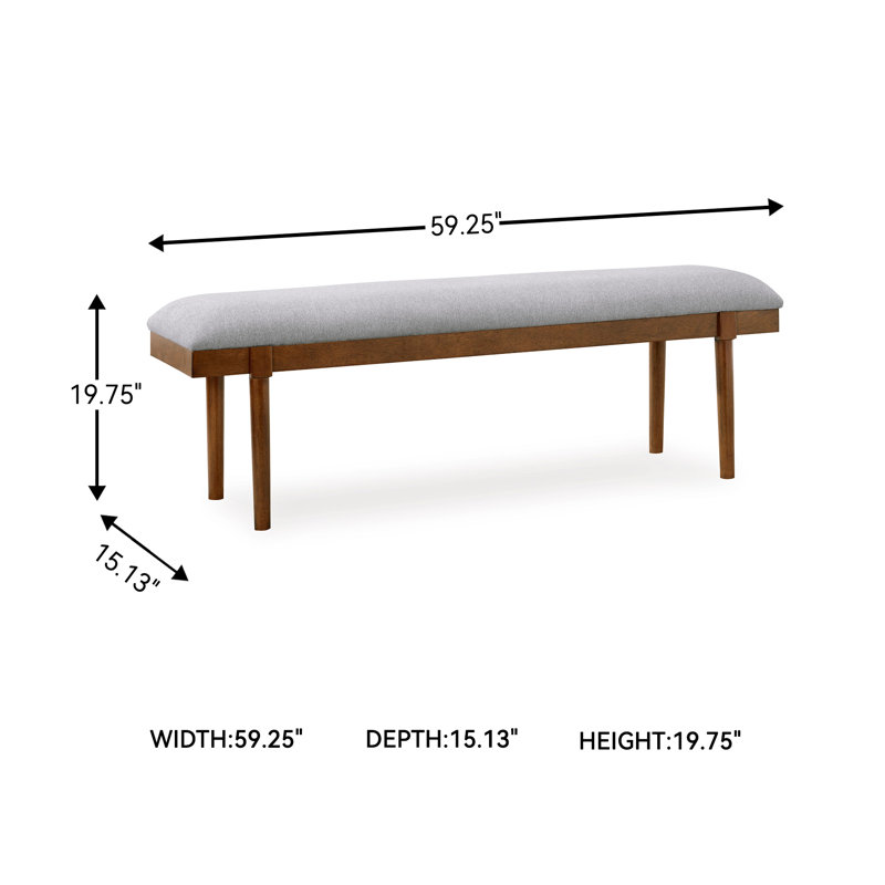 Delando Polyester Upholstered Bench