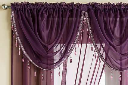 Thurman 60cm Curtain Holdback/Tieback, Aubergine