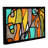 «Makris Vibrant Colorful Abstract 11», impression encadrée-20409362