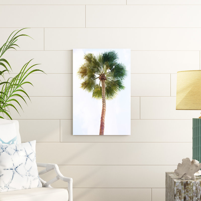 «Palmetto I» par Ryan Hartson-Weddle - peinture sur toile tendue, H 30 po x l 20 po x P 1,25 po