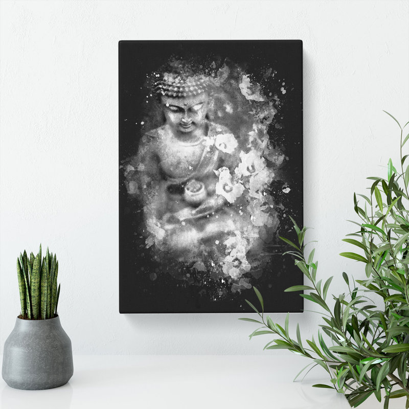 Buddha Surrounded - Wrapped Canvas, 76cm H x 50cm W x 3cm D