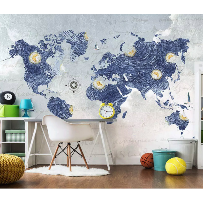 Papier peint texturé Nordic Scandinavian, l 150 po x L 98 po
