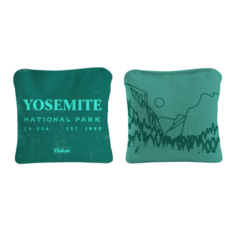 Durasuède de Yosemite et sacs de cornhole en polyglide turbo pilote Versacraft, H 6 po x l 6 po x P 1 po, Sarcelle