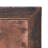 Fine Copper Top Console with Tooled Leather