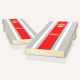 2' X 4' Ohio Stripe Cornhole Set With Case & Lights