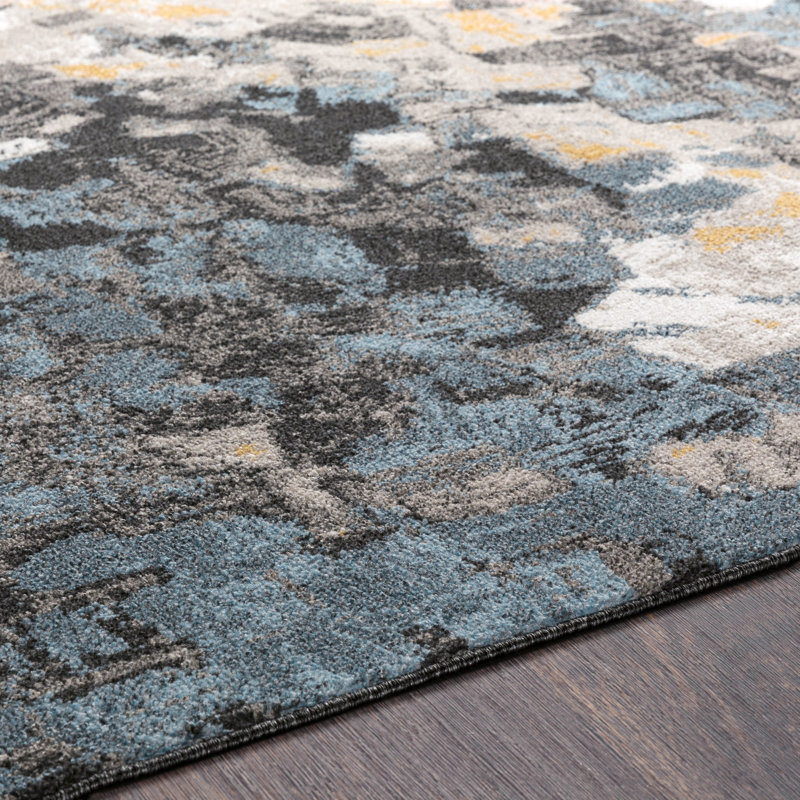 Ashleigh Wool Abstract Indoor Rug, Rectangle 2' x 3'