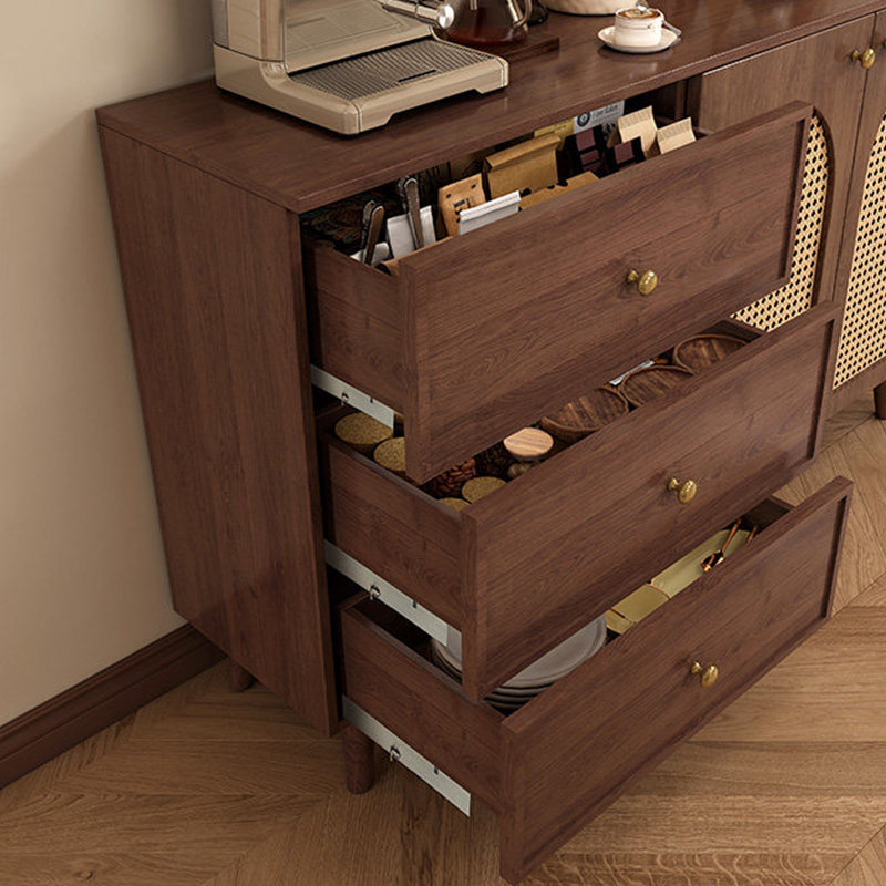 Buffet de rangement rétro minimaliste, H 31,49 po x l 62,99 po x P 15,74 po